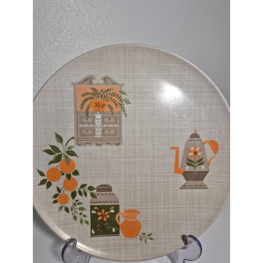 Country Corner 4pc Melamine Plate Set
